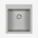 Мойка кварцевая KANTE 45, IT-GRANIT, PM104651-GR, серый, 460х510 мм, Paulmark Мойка кварцевая KANTE 45, IT-GRANIT, PM104651-GR, серый, 460х510 мм, Paulmark