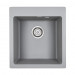 Мойка кварцевая KANTE 45, IT-GRANIT, PM104651-GRM, серый металлик, 460х510 мм, Paulmark