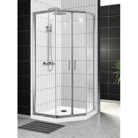 Душевой уголок BelBagno UNO-195-PH-2-120/90-C-Cr Душевой уголок BelBagno UNO-195-PH-2-120/90-C-Cr