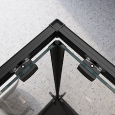 Душевой уголок BelBagno LUCE-A-2-90-C-NERO