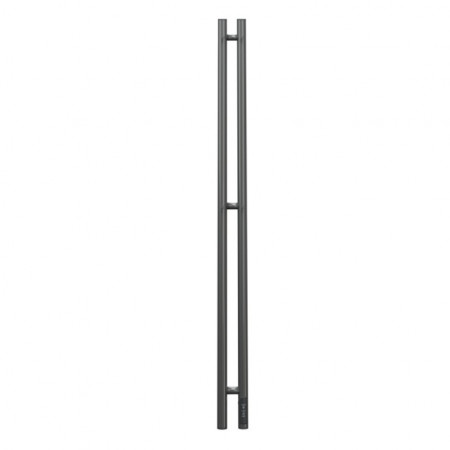 Полотенцесушитель электрический Point Деметра PN12812GB П3 80x1200 диммер справа, графит блеск Полотенцесушитель электрический Point Деметра PN12812GB П3 80x1200 диммер справа, графит блеск