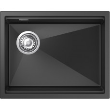 RIVELATO Мойка LINO 554-L 1-чаш 550*440 antracite арт.LN-554-L antracite