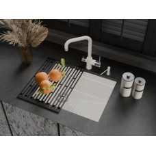 RIVELATO Мойка LINO 554-L 1-чаш 550*440 brina арт.LN-554-L brina