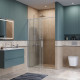 Душевая дверь шириной 140см BelBagno SOFT_CLOSE-1-BF-1-140-C-Cr профиль хром, стекло прозрачное Душевая дверь шириной 140см BelBagno SOFT_CLOSE-1-BF-1-140-C-Cr профиль хром, стекло прозрачное