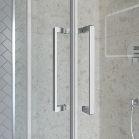 Душевой уголок 120х90см BelBagno MARINO-2-AH-2-120/90-C-CR профиль хром, стекло прозрачное