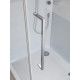 Душевая кабина BelBagno UNO-CAB-A-1-90-C-Cr-Bi-TOP-L, левосторонняя