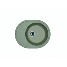 Мойка кварцевая  Florentina  Родос 620 серый шелк (619 х 500)