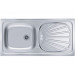 Мойка Alveus Basic 80 Nat-60 нерж сталь (860 х 435)
