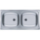 Мойка Alveus Basic 70 Nat-60 нерж сталь (860 х 435) Мойка Alveus Basic 70 Nat-60 нерж сталь (860 х 435)
