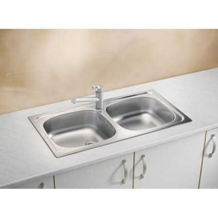 Мойка Alveus Basic 70 Nat-60 нерж сталь (860 х 435) Мойка Alveus Basic 70 Nat-60 нерж сталь (860 х 435)