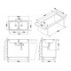 Мойка Alveus Basic 70 Nat-60 нерж сталь (860 х 435) Мойка Alveus Basic 70 Nat-60 нерж сталь (860 х 435)