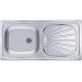 Мойка Alveus Basic 80 Lei-60 нерж сталь (860 х 435)