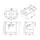 Мойка Alveus Elegant 40 Sat-90 нерж сталь (810 х 510) Мойка Alveus Elegant 40 Sat-90 нерж сталь (810 х 510)