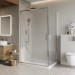Душевой уголок BelBagno LUCE-AH-1-110/100-C-Cr
