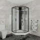 Душевая кабина Grossman Elegans GR250D (100х100х217) дверь раздвижная,5 мест