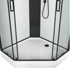 Душевая кабина Grossman Elegans GR251D (90х90х217) дверь раздвижная,5 мест