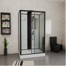 Душевая кабина Grossman Elegans GR252Q (120х80х217) дверь раздвижная,6 мест