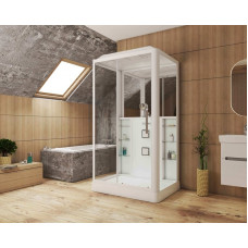 Душевая кабина Grossman Alba GR127L (90x120x225) дверь раздвижная,3 места