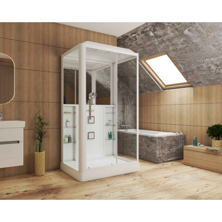 Душевая кабина Grossman Alba GR127R (90x120x225) дверь раздвижная,3 места
