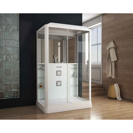 Душевая кабина Grossman Alba GR128L (90x135x225) дверь разджвижная,3 места