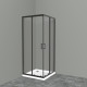 Душевой уголок BelBagno UNO-195-A-2-90-C-NERO Душевой уголок BelBagno UNO-195-A-2-90-C-NERO