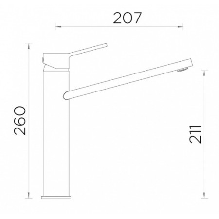 Смеситель (Schock) Papilio, хром Смеситель (Schock) Papilio, хром