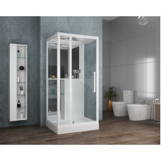 Душевая кабина Grossman Style GR161 (90x90x215) дверь распашная,5 мест