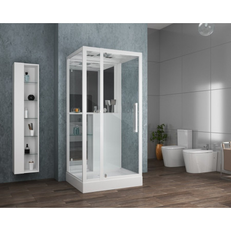 Душевая кабина Grossman Style GR166 (90x100x215) дверь распашная,5 мест