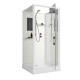 Душевая кабина Niagara Standart ST80/15Q/BK (80х80х200) квадрат,поддон 15см,распашная,проф.белый,без крыши,3 места