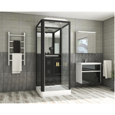 Душевая кабина Grossman Alba GR221 (90x90x225) дверь распашная,3 места