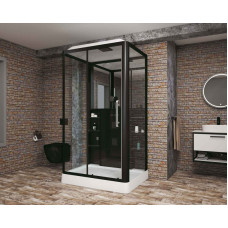 Душевая кабина Grossman Alba GR227L (90x120x225) дверь раздвижная,3 места