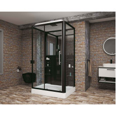 Душевая кабина Grossman Alba GR227L (90x120x225) дверь раздвижная,3 места