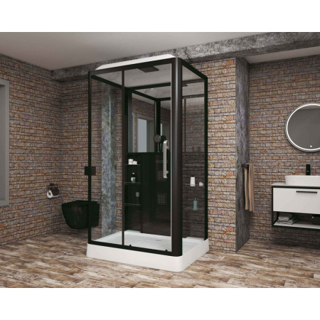 Душевая кабина Grossman Alba GR227L (90x120x225) дверь раздвижная,3 места