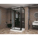 Душевая кабина Grossman Alba GR227L (90x120x225) дверь раздвижная,3 места