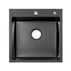 Мойка для кухни нерж.сталь Vans KVADRO 450*500 BLACK (Чёрный)(компл. дозатор)
