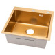 Мойка для кухни нерж.сталь Vans KVADRO 500*500 GOLD DECOR (Золото)(компл. дозатор) Мойка для кухни нерж.сталь Vans KVADRO 500*500 GOLD DECOR (Золото)(компл. дозатор)
