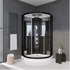 Душевая кабина Grossman Cosmo GR242 (120x120x215) дверь раздвижная,5 мест