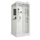 Душевая кабина Niagara Standart ST100/15Q (100х100х215) квадрат,поддон 15см,распашная,проф.белый,3 места