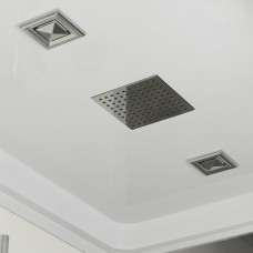 Душевая кабина Niagara Standart ST100/80/15Q (100х80х215) прямоугольник,поддон 15см,распашная,проф.белый,3 места