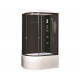 Душевая кабина Niagara Ultra NG-214-01RN (120х80х220) высокий поддон(48см),черный,стекло тонированное,4 места