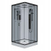 Душевая кабина Niagara Premium NG-6902-01GQ BLACK (100х100х210) низкий поддон(16 см),черный,стекло тонированное,4 места