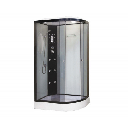 Душевая кабина Niagara Ultra NG-1903-01L (120х80х220) низкий поддон(16см),черный,стекло тонированное,4 места
