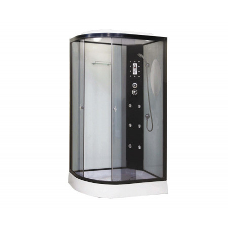 Душевая кабина Niagara Ultra NG-1903-01R (120х80х220) низкий поддон(16см),черный,стекло тонированное,4 места