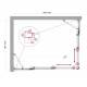 Душевой уголок LUCE-AH-22-130/100-C-Cr Душевой уголок LUCE-AH-22-130/100-C-Cr