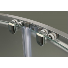 Душевой уголок BelBagno UNO-195-R-2-100-C-NERO