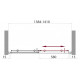 Дверь в проём BelBagno UNO-BF-1-140-C-Cr Дверь в проём BelBagno UNO-BF-1-140-C-Cr