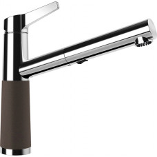 Смеситель (Schock) SC-510-D , Cristalite хром/мокка