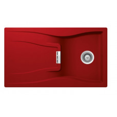 Мойка кварцевая Schock Waterfall 45D Cristadur красный