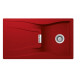 Мойка кварцевая Schock Waterfall 45D Cristadur красный Мойка кварцевая Schock Waterfall 45D Cristadur красный