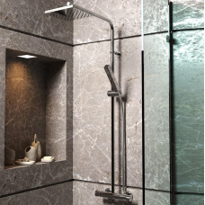 Душевая система с термостатом хром 43CR689TH2L90P1 Fluxio Paini